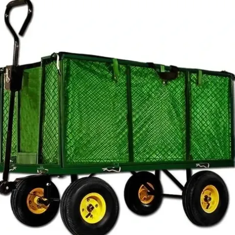 WÓZEK TRANSPORTOWY 4 KOŁOWY OGRODOWY PRZYCZEPKA