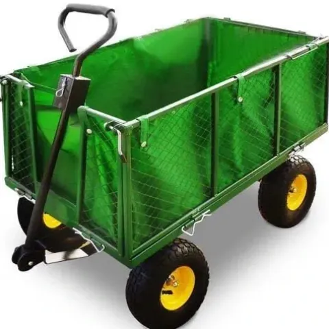 WÓZEK TRANSPORTOWY 4 KOŁOWY OGRODOWY PRZYCZEPKA