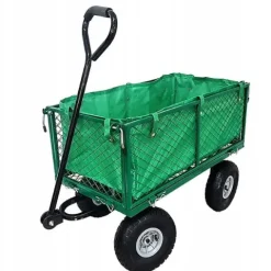 Wózek transportowy OGRODOWY 200 KG przyczepa przyczepka siatka GC1