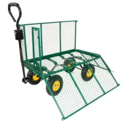 WÓZEK Transportowy OGRODOWY Przyczepka TACZKA Ogrodowa WYWROTKA +