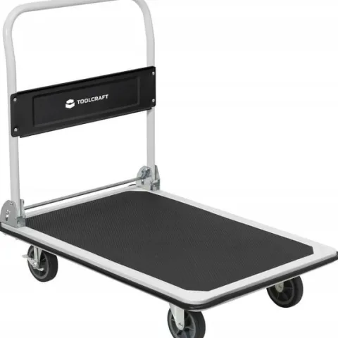 Wózek TRANSPORTOWY płaski składany udźwig 300kg PLATFORMA 4 kółka 90 x 60cm