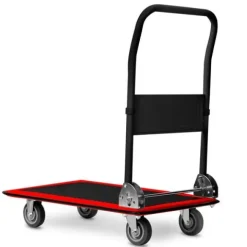Wózek transportowy platformowy HM-506 czarno-czerwony