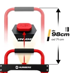Wózek transportowy składany taczkowy młynarka magazynowy 100kg Humberg HM-517