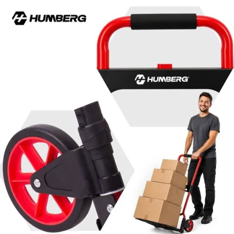 Wózek transportowy składany taczkowy młynarka magazynowy 100kg Humberg HM-517