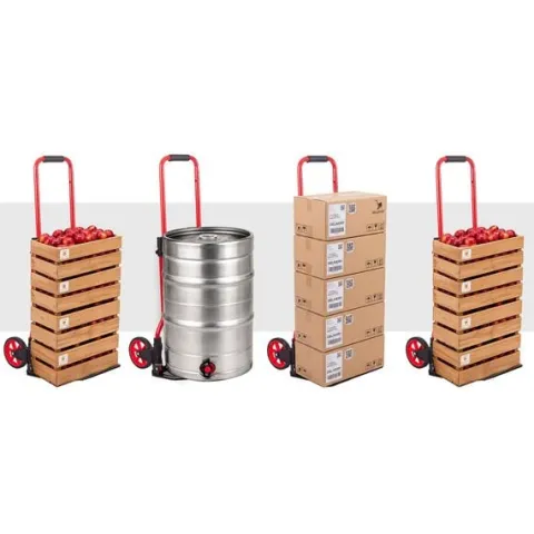 Wózek transportowy składany taczkowy młynarka magazynowy 100kg Humberg HM-517