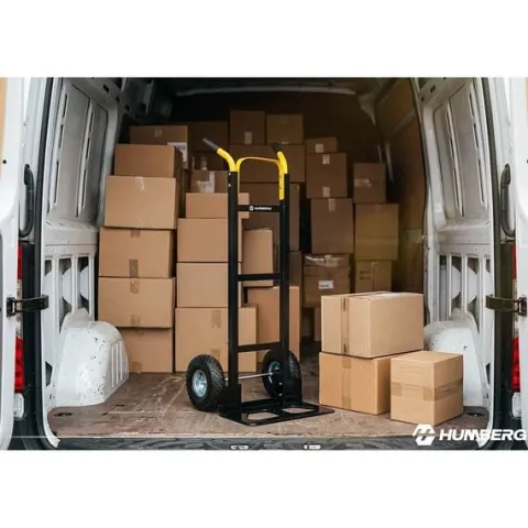 Wózek transportowy składany taczkowy młynarka magazynowy 90kg Humberg HM-518
