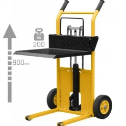 WÓZEK TRANSPORTOWY Z PLATFORMĄ UDŹWIG 200 KG, PODNOSZENIE 900MM CORMAK WLTA