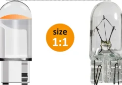 20X ŻARÓWKA LED W5W KRYSTALICZNA LEDOWA T10 SPHERE COB 360' WHITE ŻARÓWKI