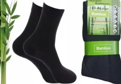 20 x BAMBUSOWE SKARPETY BAMBUS ANTYBAKTERYJNE SKARPETKI POLSKIE 43-46