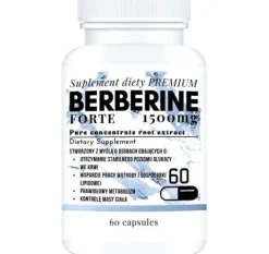 3x BERBERYNA 1500MG 60 KAPS. DER 4:1 WSPARCIE GLUKOZY CUKRZYCA METABOLIZM