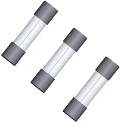 3x Bezpiecznik szklany rurkowy szybki 5x20mm F3A 3A WTA-F