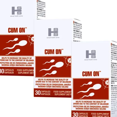 3x CUM-ON OBFITY WYTRYSK DUŻO NASIENIA EREKCJA MOC TERAPIA NAPRAWCZA ORGAZM