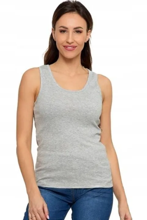 3x DAMSKI Tank TOP Bawełniany Moraj Podkoszulka Zestaw 3szt KOLORY r. M