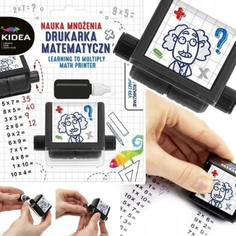 3x DRUKARKA MATEMATYCZNA NAUKA MNOŻENIE DODAWANIE ODEJMOWANIE KIDEA