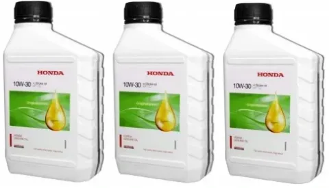 3x Honda olej silnikowy do kosiarki HRG 10W30 0,6l