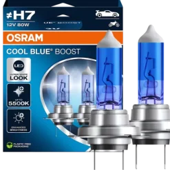 2x H7 OSRAM ZARÓWKI 5500K COOL BLUE HYPER+50%BOOST