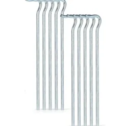 10x Śledzie do Namiotu Kotwy Szpilki Mocujące Wbijane do Ziemi Metal 23 cm
