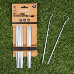 10x Śledzie do Namiotu Kotwy Szpilki Mocujące Wbijane do Ziemi Metal 23 cm