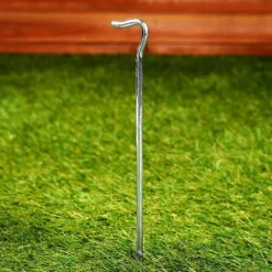 10x Śledzie do Namiotu Kotwy Szpilki Mocujące Wbijane do Ziemi Metal 23 cm