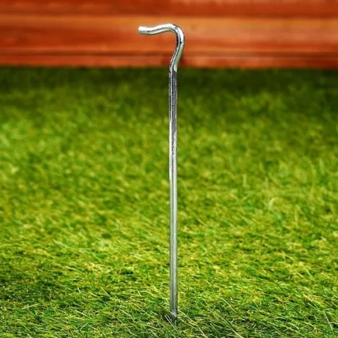 10x Śledzie do Namiotu Kotwy Szpilki Mocujące Wbijane do Ziemi Metal 23 cm
