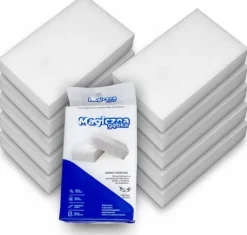10 X MAGICZNA GĄBKA DO CZYSZCZENIA PLAM USUWA BRUDU
