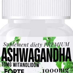 3x 1000MG ASHWAGANDHA PREMIUM KSM-66 STRES SEN DEPRESJA ZMĘCZENIE 120