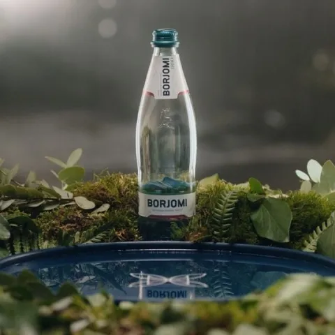 12x Naturalna woda mineralna Borjomi 500 ml szkło
