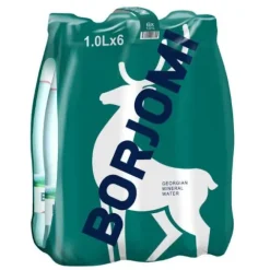 6x Naturalna woda mineralna Borjomi 1L (PET)