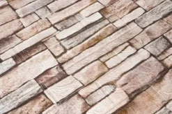 10x PANELE 3D ŚCIENNE SAMOPRZYLEPNE PIANKA XPE CEGŁA BEŻOWA TAPETA 77x70cm