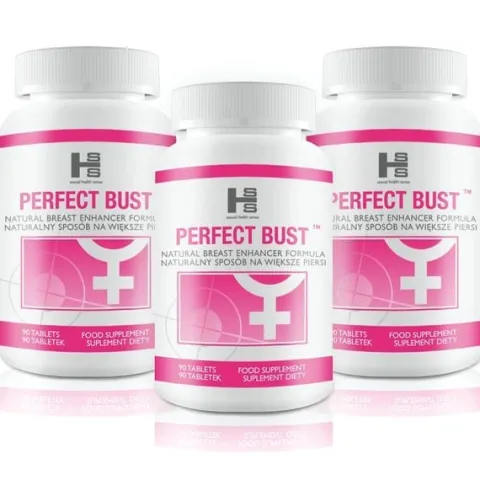 3x PERFECT BUST 270 TABLETEK POWIĘKSZENIE PIERSI DUŻY BIUST NOWY ROZMIAR