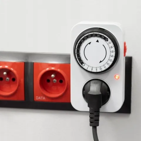 2x PROGRAMATOR CZASOWY MECHANICZNY DO GNIAZDKA DOBOWY 24H 15-MIN ZESTAW