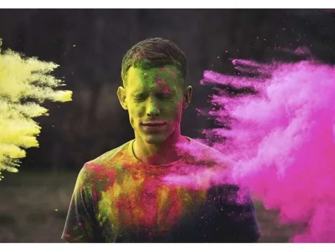 6x proszek holi powder festiwal kolorów kolory