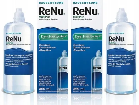 2 x Płyn do soczewek ReNu Multiplus 360 ml