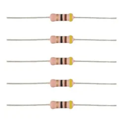 5x rezystor 2.2 Ohm tolerancja 5% moc 1W 2.2R
