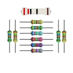10x rezystor 220 Ohm tolerancja 1% moc 1/4W 220R