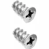 6x Śruba wentylatora M5 X 10mm gwiazdka srebrna