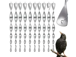 10x spirala wiatrowa odstraszacz ptaków gołębi dekoracja odblaskowa xxl