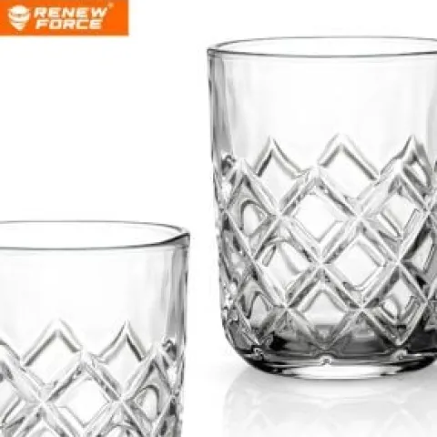 6x SZKLANKA DO KAWY HERBATY NAPOJÓW SZKLANKI Z UCHEM ZESTAW SZKLANEK 230ml