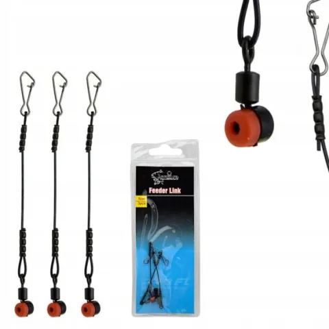 3 x SZTYWNY ŁĄCZNIK Koszyka Zanętowego Feeder Links 5 cm