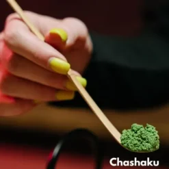 Łyżeczka Chashaku bambusowa do matchy japońskiej herbaty matcha tradycyjna