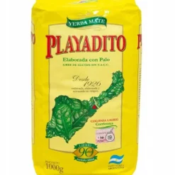 Yerba Mate Playadito Elaborada Con Palo Tradicional 1000g 1kg