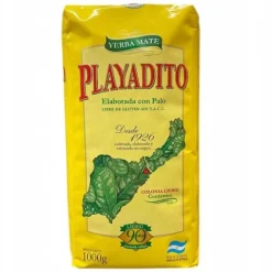 Yerba Mate Playadito Elaborada Con Palo Tradicional 1000g 1kg
