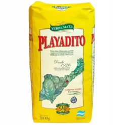 Yerba Mate Playadito Elaborada Con Palo Tradicional 1000g 1kg