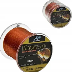 ŻYŁKA WĘDKARSKA MERMAID CARP 0,30 mm /17 kg /500 m
