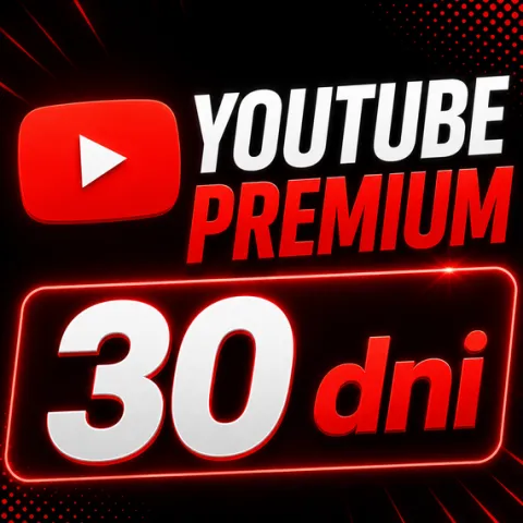 YOUTUBE PREMIUM - SUBSKRYPCJA 1 MIESIĄC