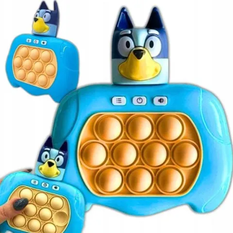 Zabawka Antystresowa Konsola Pop-It Bluey Piesek Gra Zręcznościowa