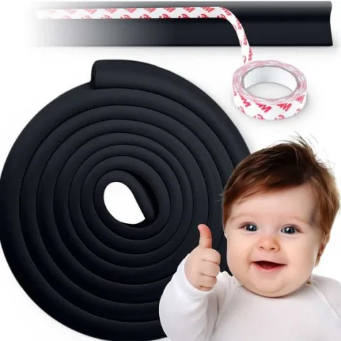 Zabezpieczająca taśma piankowa Ricokids 798711 czarna 6 m