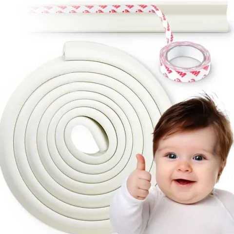 Zabezpieczająca taśma piankowa Ricokids 798710 biała 6 m