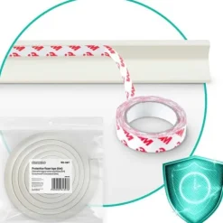 Zabezpieczająca taśma piankowa Ricokids 798710 biała 6 m