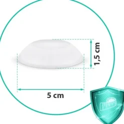 Zabezpieczenie ściany silikonowe - 6 szt Ricokids RK-989